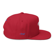 Melbourne Icons Embroidered Flat Bill Cap - Streetwear Snapback