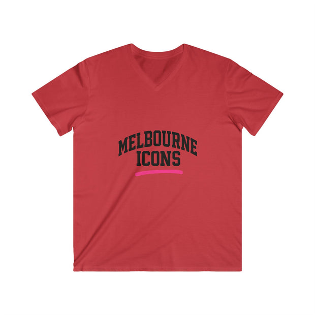 Melbourne Icons V-Neck Tee - Fitted Streetwear Essential