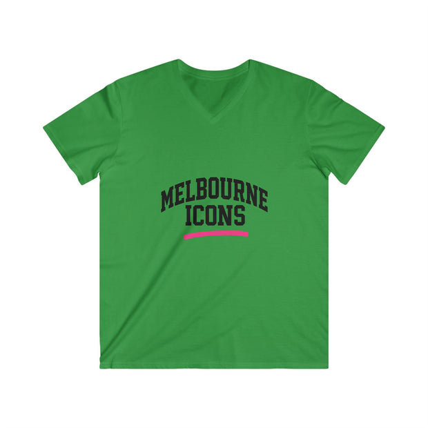 Melbourne Icons V-Neck Tee - Fitted Streetwear Essential