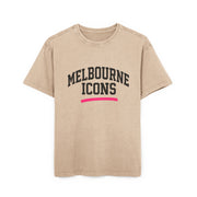 Melbourne Icons Oversize Tee - Acid Wash Style