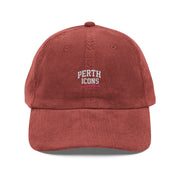 Vintage Corduroy Embroidered Retro 'Perth' Logo