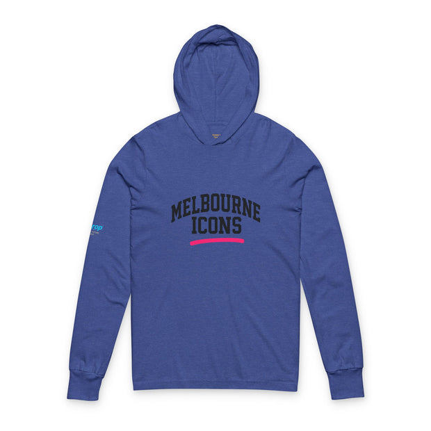 Melbourne Icons Unisex Hooded Long Sleeve Tee