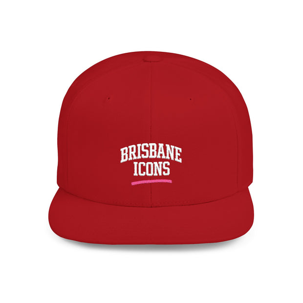 Brisbane Icons Flat Bill Snapback Hat