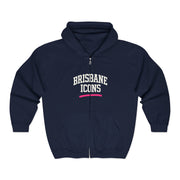 Brisbane Icons Full Zip Hooded Sweatshirt