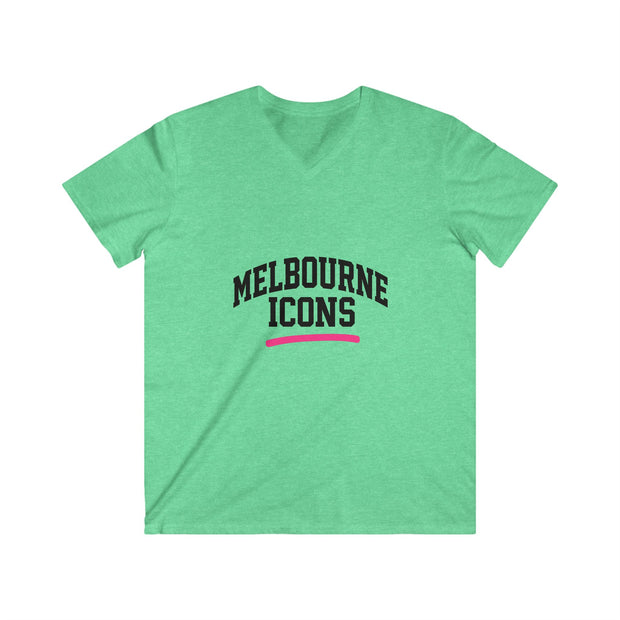 Melbourne Icons V-Neck Tee - Fitted Streetwear Essential