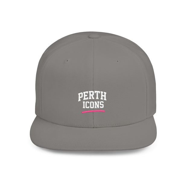 Perth Icons Flat Bill Snapback Hat
