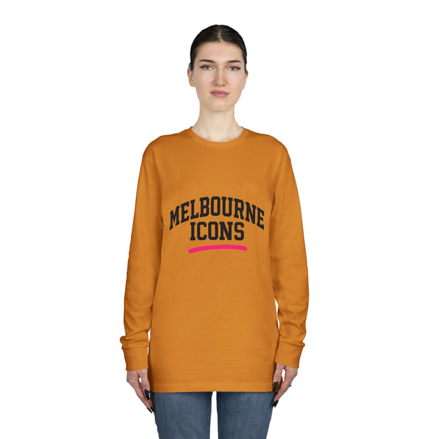 Melbourne Icons Longsleeve Tee - Crewneck Fit
