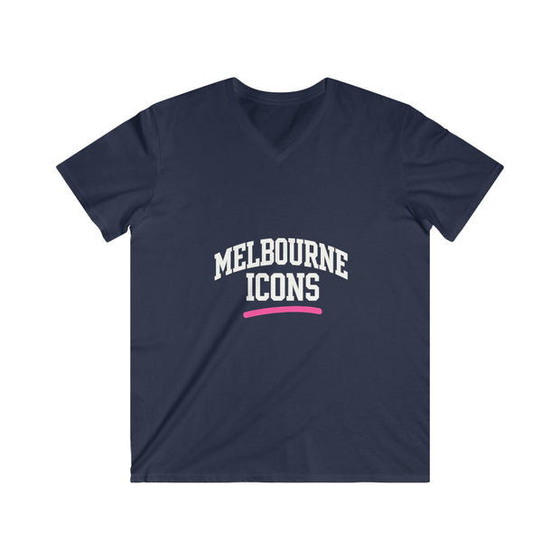 Melbourne Icons V-Neck Tee - Fitted Streetwear Essential
