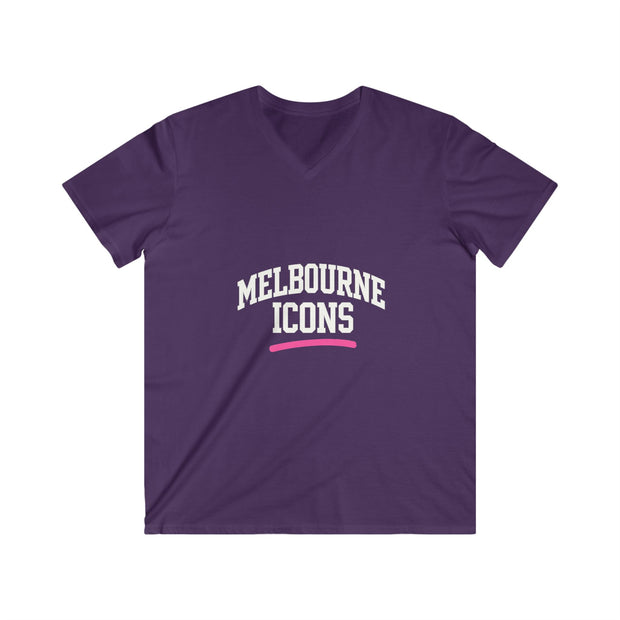Melbourne Icons V-Neck Tee - Fitted Streetwear Essential