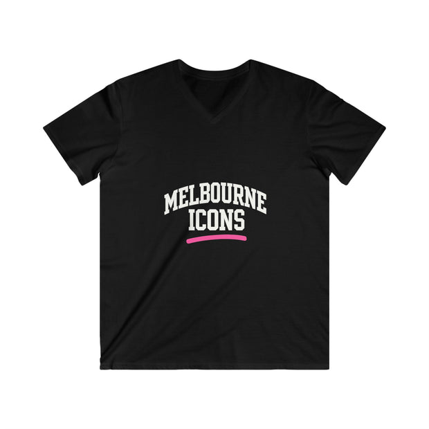Melbourne Icons V-Neck Tee - Fitted Streetwear Essential