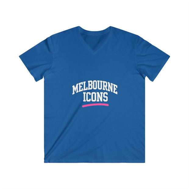 Melbourne Icons V-Neck Tee - Fitted Streetwear Essential