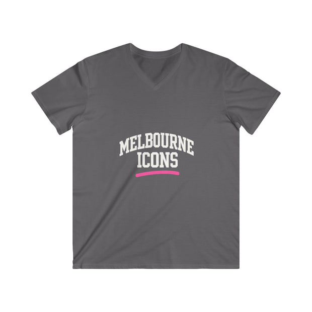 Melbourne Icons V-Neck Tee - Fitted Streetwear Essential