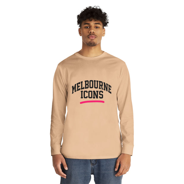 Melbourne Icons Longsleeve Tee - Crewneck Fit