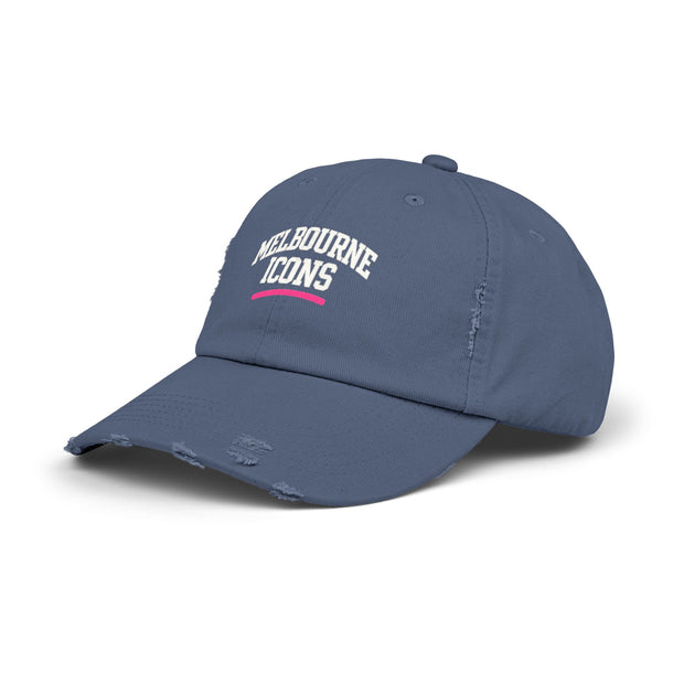 Melbourne Icons Distressed Cap - Vintage Streetwear