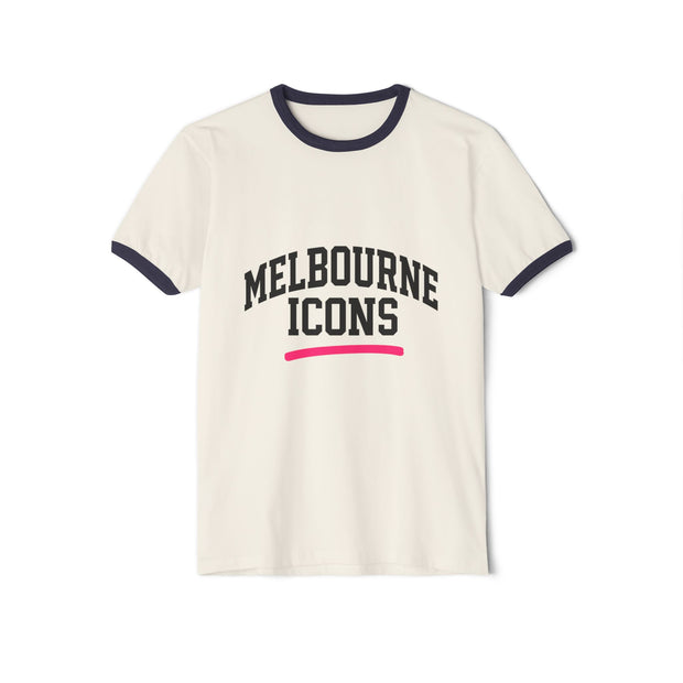Melbourne Icons Ringer Vintage Casual Tee