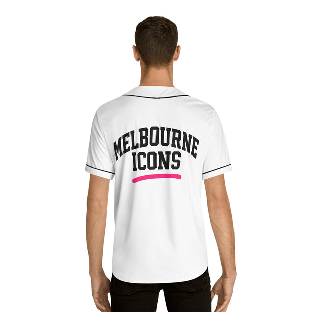 Melbourne Icons Baseball Jersey - Sporty Fit