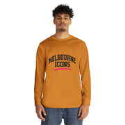 Melbourne Icons Longsleeve Tee - Crewneck Fit