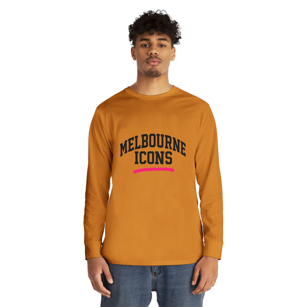 Melbourne Icons Longsleeve Tee - Crewneck Fit