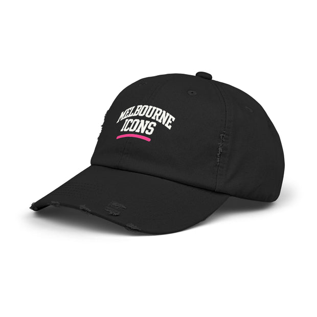 Melbourne Icons Distressed Cap - Vintage Streetwear