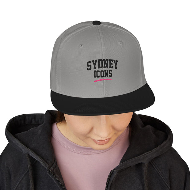 Sydney Icons Embroidered Snapback Cap