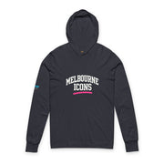 Melbourne Icons Unisex Hooded Long Sleeve Tee