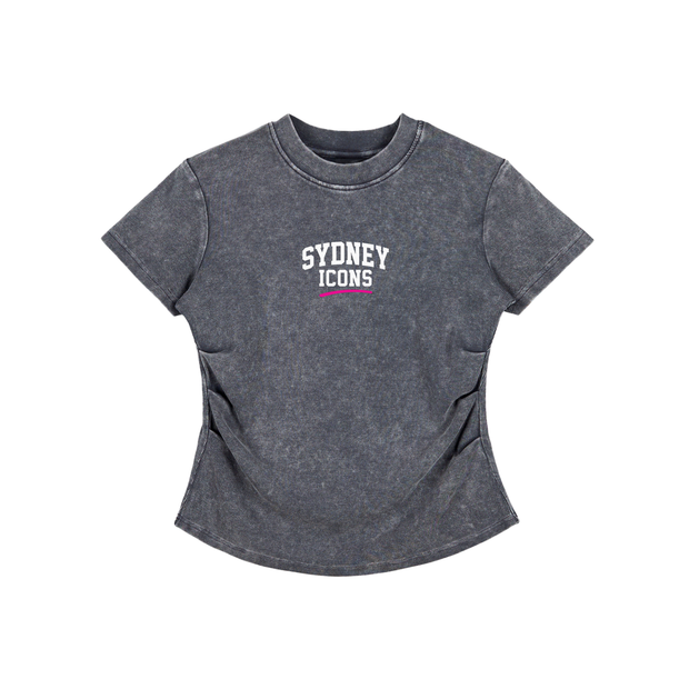 xdrop, womenswear, croptop,womens,vnecktee, lapelstyle, sportyfi,chicstyle, nylonblend, bodycon,aussiedesign, streetstyle, act,dropfashion