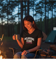 Melbourne Icons V-Neck Casual Tee