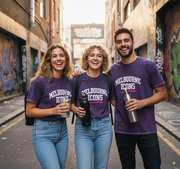 Melbourne Icons Mineral Wash Tee - Vintage Street Style