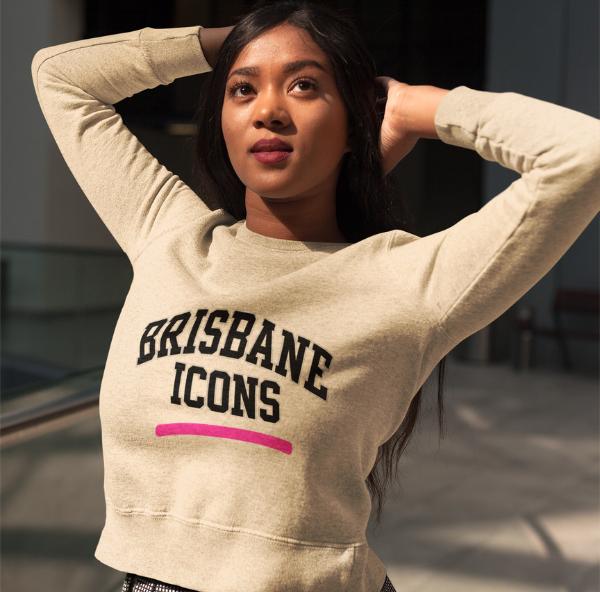 Brisbane Icons Cropped Fleece Pullove
