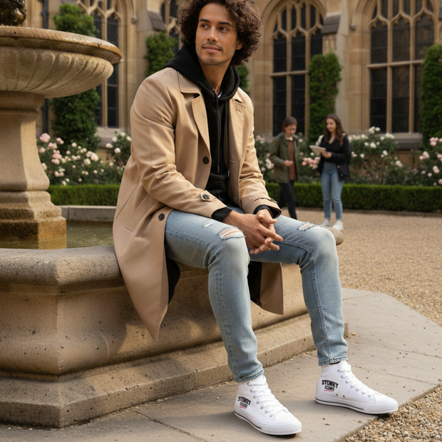 Stylish Men's High-Top Sneakers