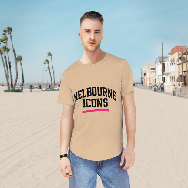 Melbourne Icons Curved Hem Tee - Modern Streetwear