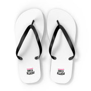 Pretty Icons White Flip Flops