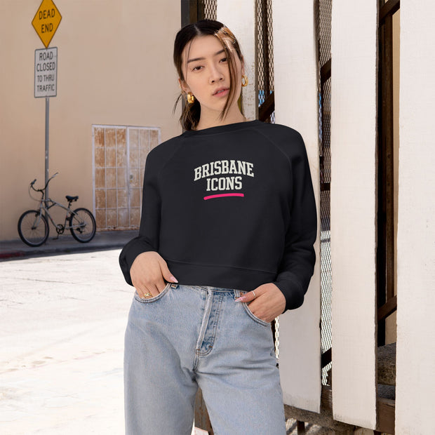 Brisbane Icons Cropped Fleece Pullove