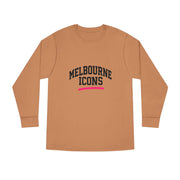 Melbourne Icons Longsleeve Tee - Crewneck Fit