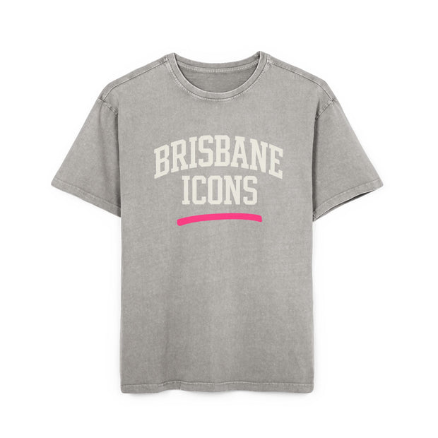 Brisbane Icons Acid Wash Oversized Tee