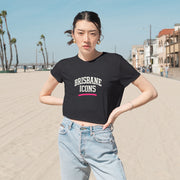 Brisbane Icons Flowy Cropped Tee