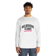 Melbourne Icons Longsleeve Tee - Crewneck Fit
