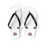 Pretty Icons White Flip Flops