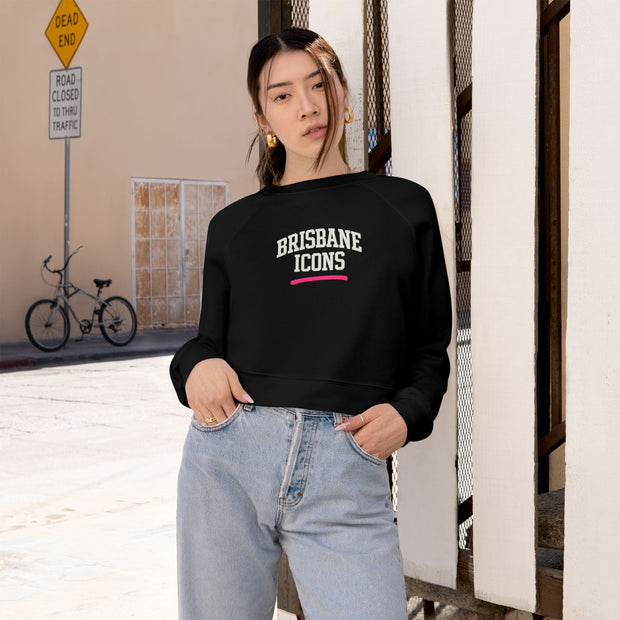 Brisbane Icons Cropped Fleece Pullove