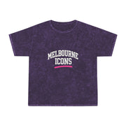 Melbourne Icons Mineral Wash Tee - Vintage Street Style