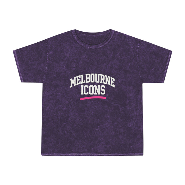 Melbourne Icons Mineral Wash Tee - Vintage Street Style