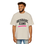 Brisbane Icons Oversized Men’s Streetwear Graphic Tee