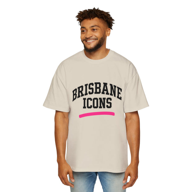 Brisbane Icons Oversized Men’s Streetwear Graphic Tee