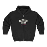 Brisbane Icons Full Zip Hooded Sweatshirt