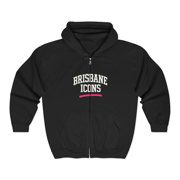 Brisbane Icons Full Zip Hooded Sweatshirt