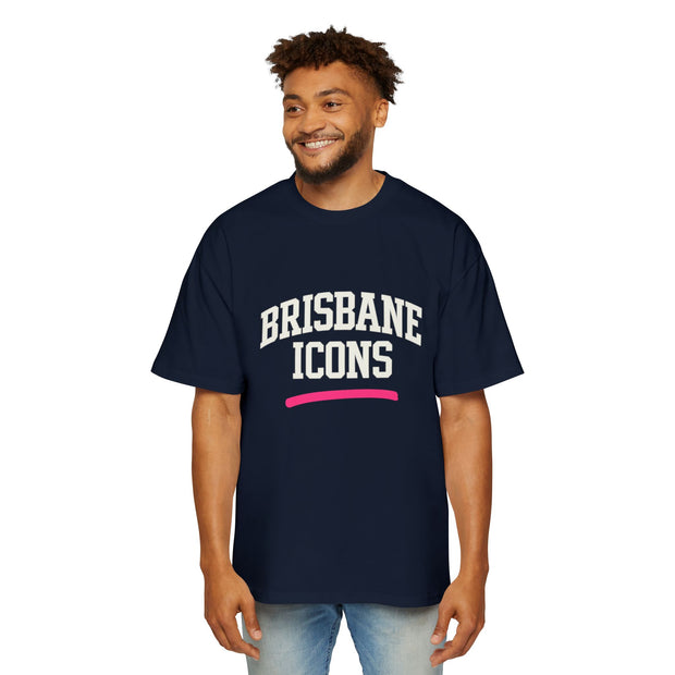 Brisbane Icons Oversized Men’s Streetwear Graphic Tee