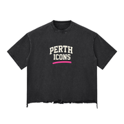 mens ,xdrop, perthicons, menswear,drop020, snowwash, rawhem,boxytee, streetwear, australia,oversizedfit, premiumcotton, w,perthcollection,Limited Edition