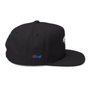 Melbourne Icons Embroidered Flat Bill Cap - Streetwear Snapback