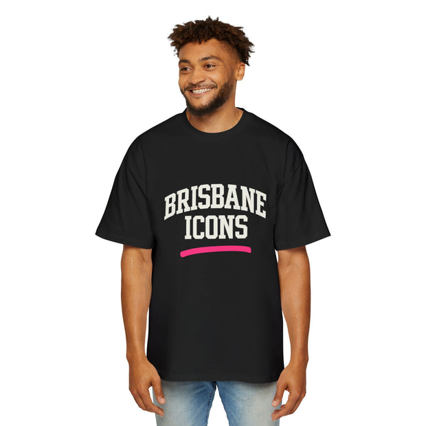 Brisbane Icons Oversized Men’s Streetwear Graphic Tee