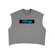 core collection, boxy tank, fr,mens, menswear, limitededition,minimalist streetwear, xdrop c,premium cotton blend, raw edge,everyday essential, men’s fash,relaxed fit tank, casual stree